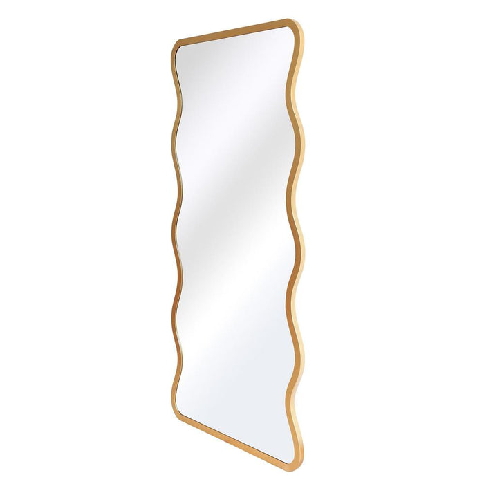 Ayala Gold Wavy Full Length Mirror
