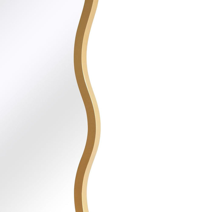 Ayala Gold Wavy Full Length Mirror
