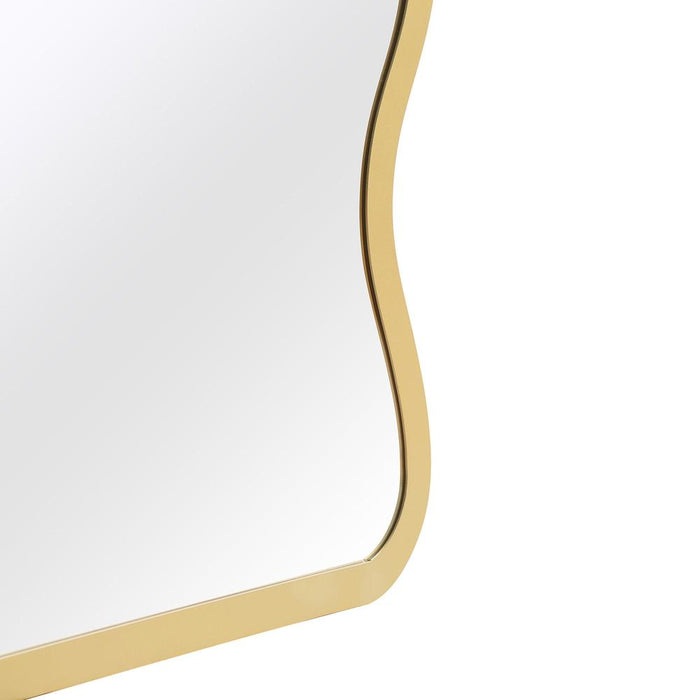 Ayala Gold Wavy Full Length Mirror
