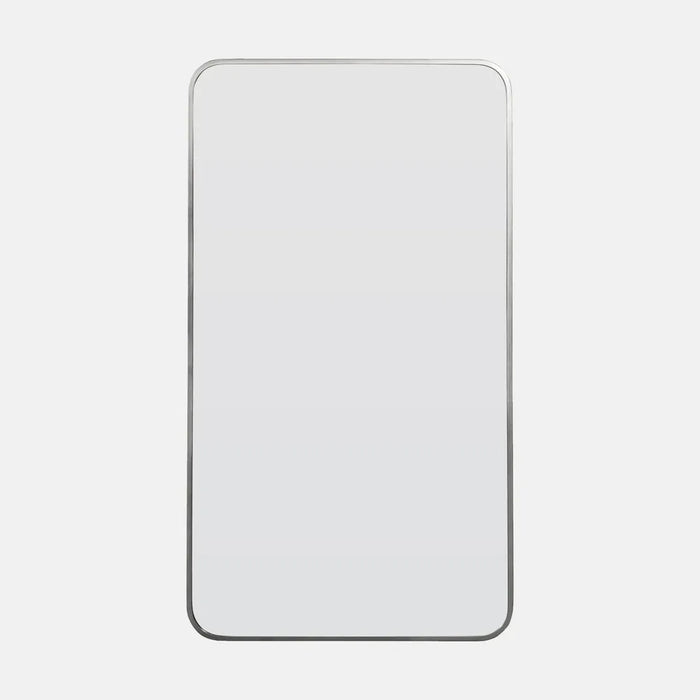Zoe Brushed Nickel Rectangle Mirror