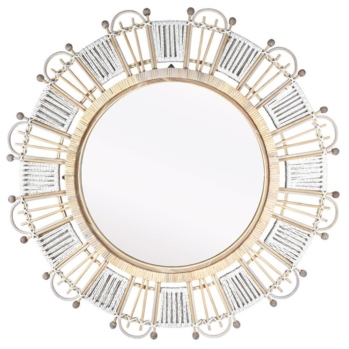Shane Bamboo & Rattan Wall Mirror