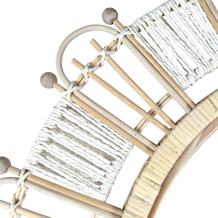 Shane Bamboo & Rattan Wall Mirror
