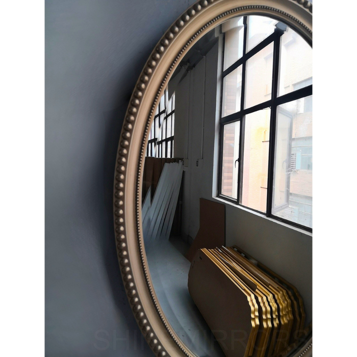 Bianca Oval Silver Wall Mirror