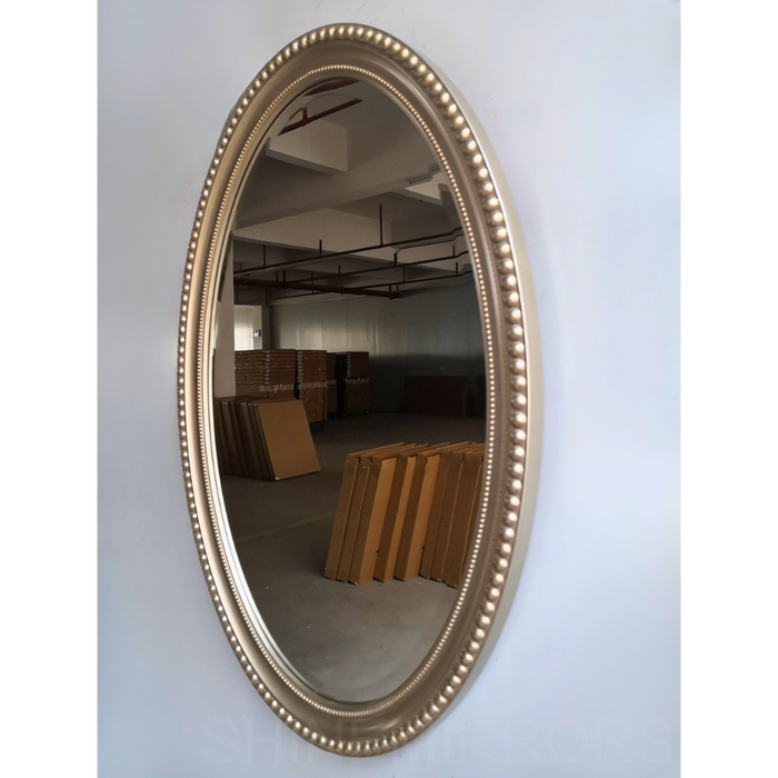 Bianca Oval Silver Wall Mirror