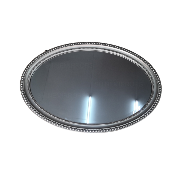 Bianca Oval Silver Wall Mirror