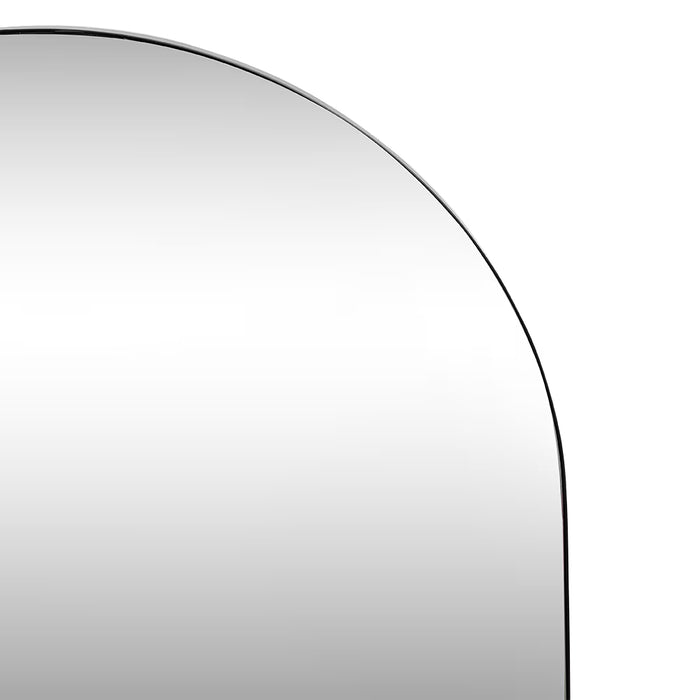 Gina Black Arched Wall Mirror