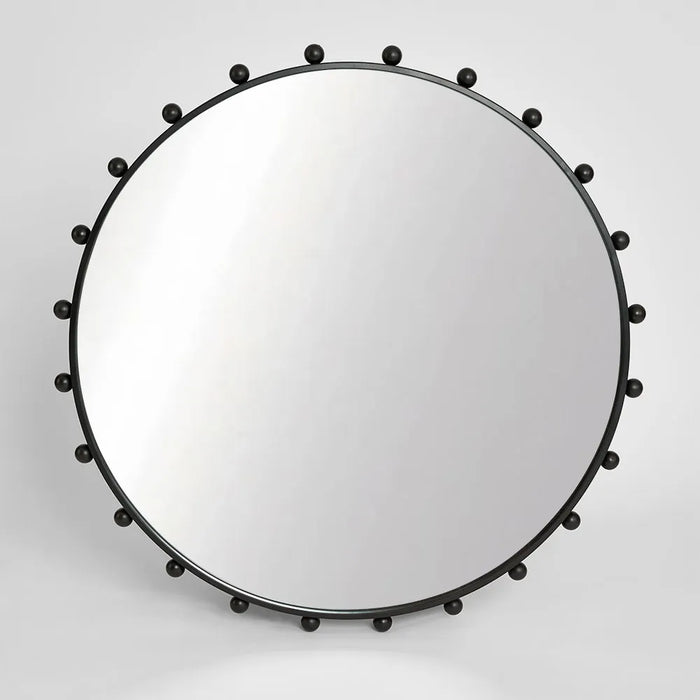 Marga Outdoor Black Wall Mirror