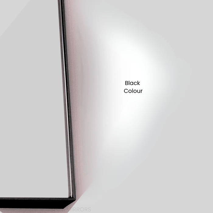 Anthony Rectangle Framed Frontlit and Backlit LED Mirror - Frame Colour Options