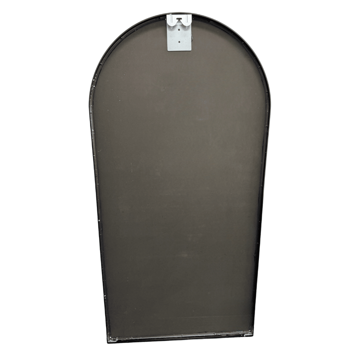 Alkin Arched Black Framed Wall Mirror