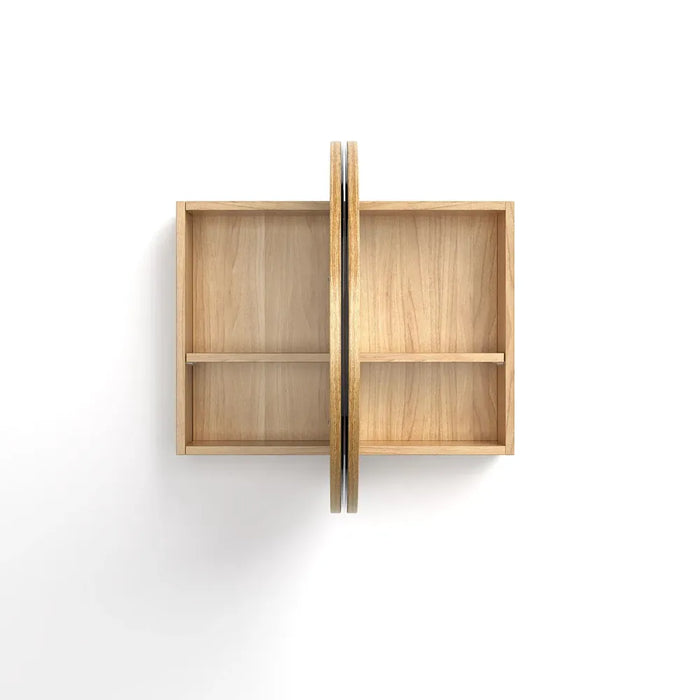 Bryson 2-door Woodland Oak Mirrored Bathroom Shaving Cabinet