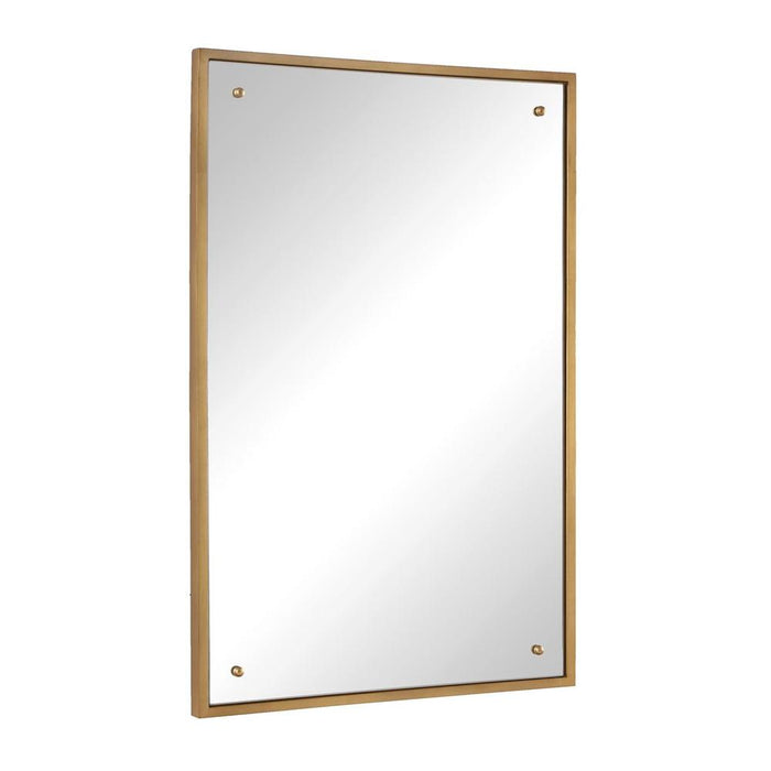 Cadiston Rectangle Gold Wall Mirror