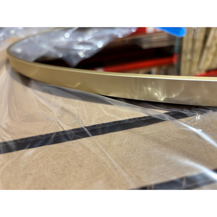 Cecilia Round Gold Mirror
