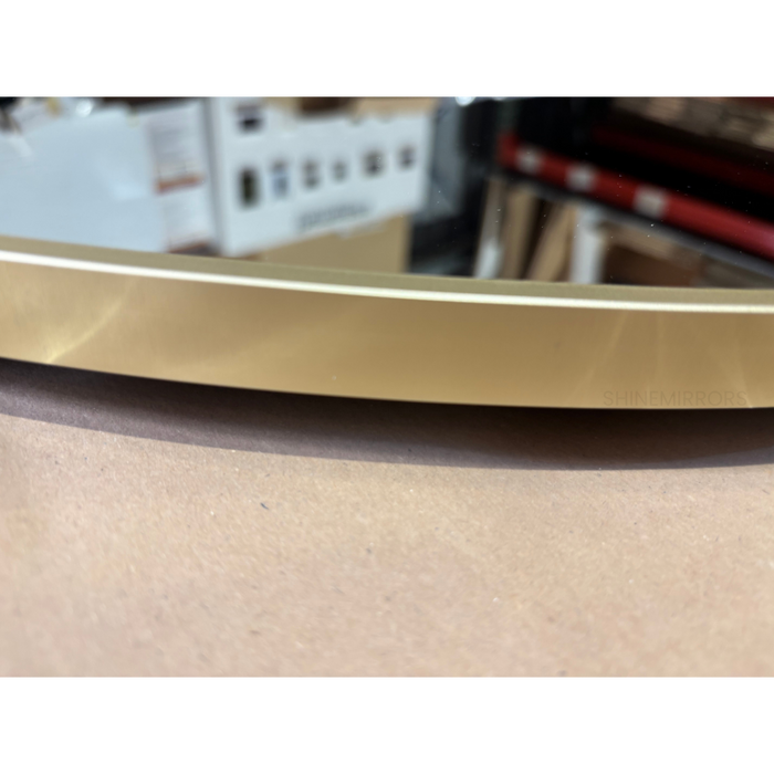 Cecilia Round Gold Mirror