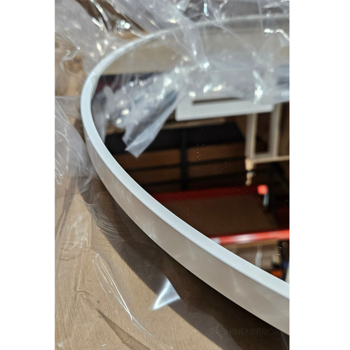 Cecilia Round White Mirror