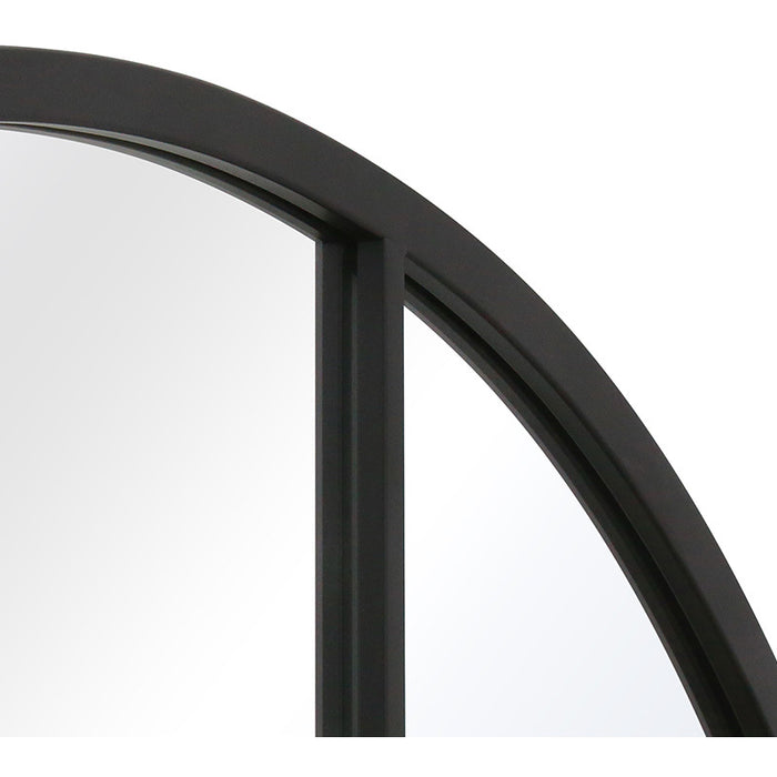 Charon Black Arched Wall Mirror