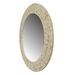 Clarita Round Natural Mirror