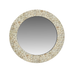 Clarita Round Natural Mirror
