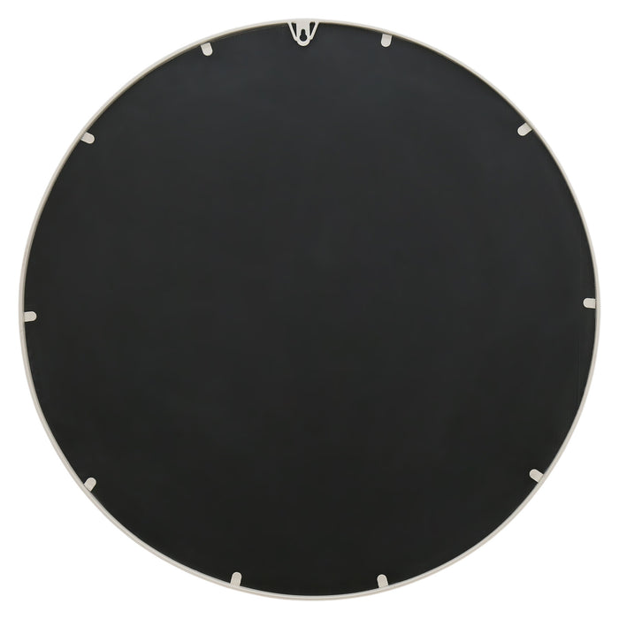 Claudia Round White Wall Mirror