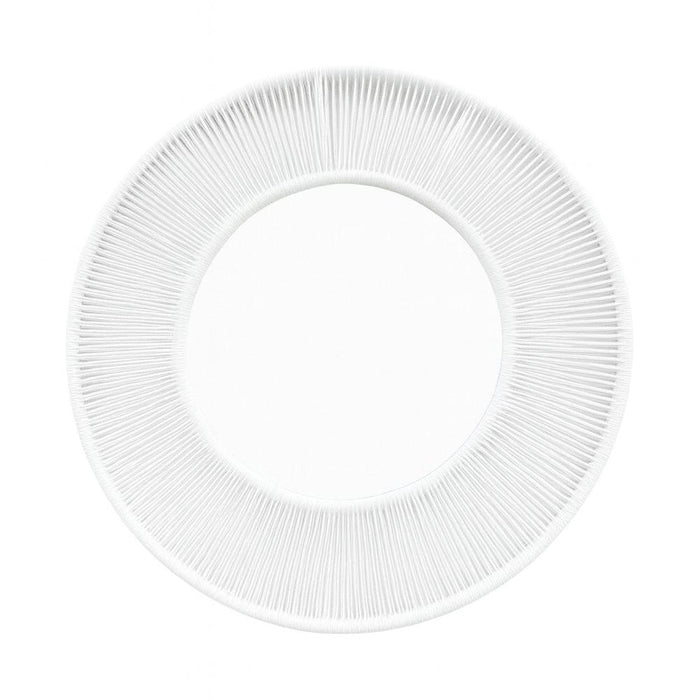 Cleone Coastal Weave Round Wall Mirror