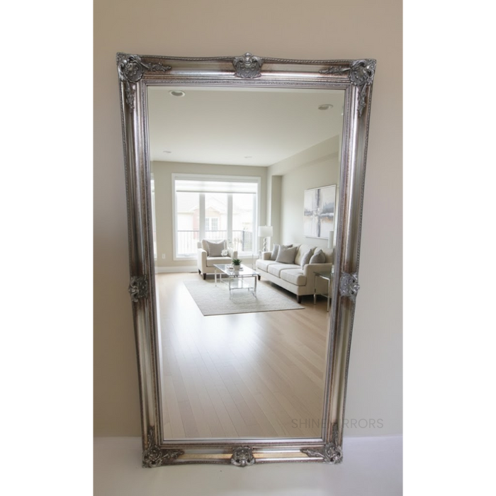 Constanza Silver Large Wall Mirror