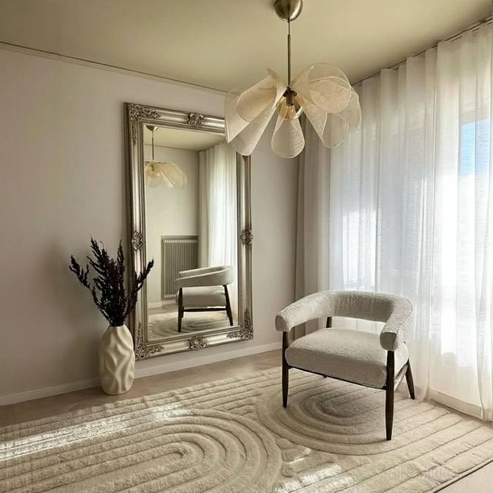 Constanza Silver Large Wall Mirror