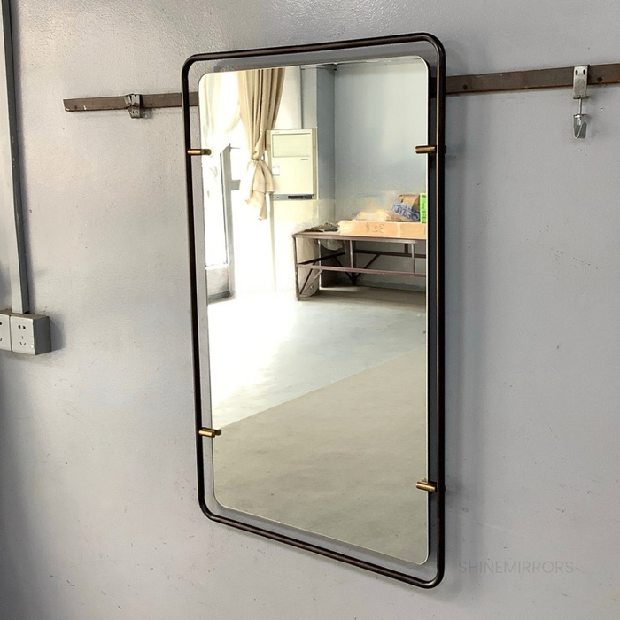 Darianne Bronze Rectangle Wall Mirror