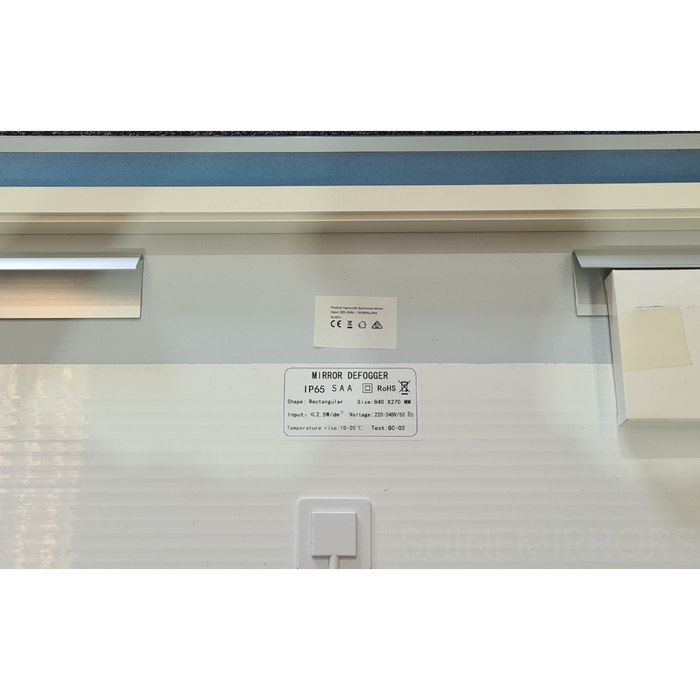 Dario Rectangle Frontlit and Backlit LED Mirror with Adjustable LED Colour - Frameless