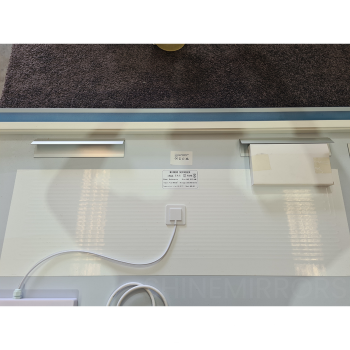 Dario Rectangle Frontlit and Backlit LED Mirror with Adjustable LED Colour - Frameless