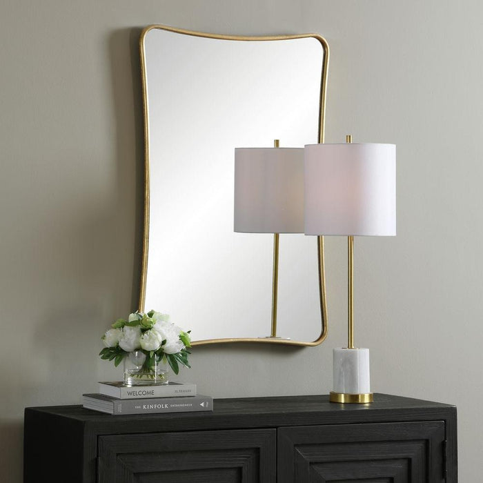 Dymphna Gold Leaf Wall Mirror
