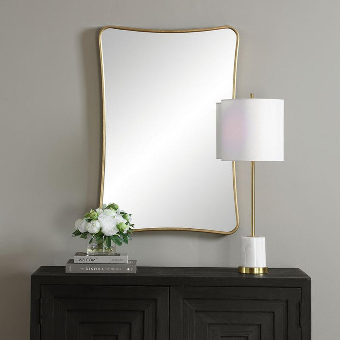 Dymphna Gold Leaf Wall Mirror