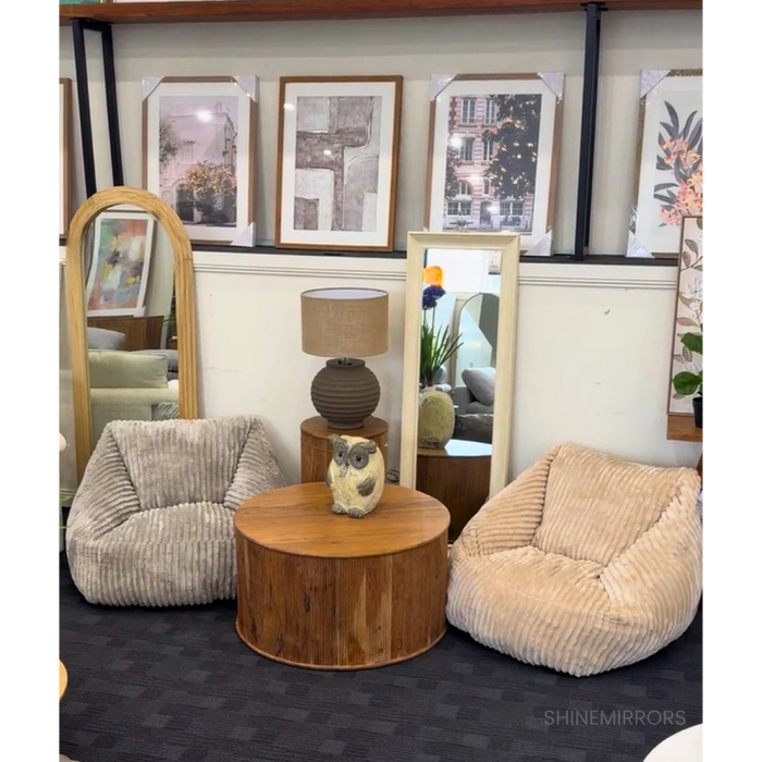 Herbert Cream Wall Mirror