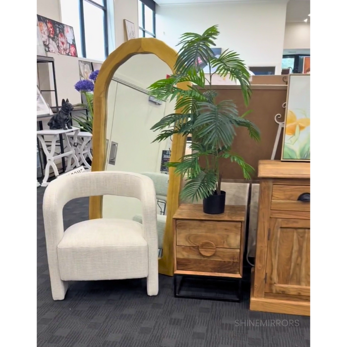 Elysian Wooden Wall Mirror