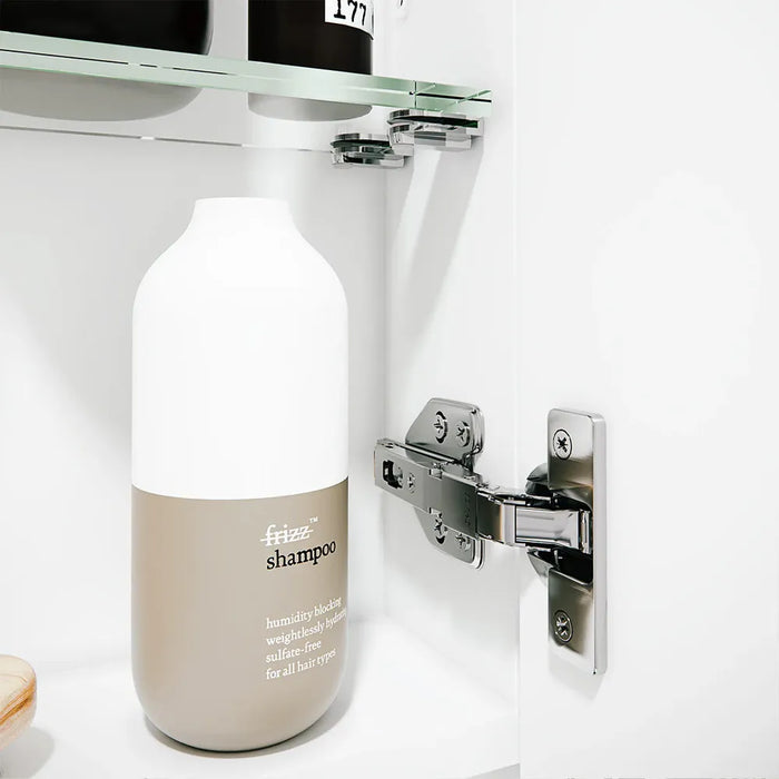 Elijah Single Door Frameless Rectangle Mirror Cabinet