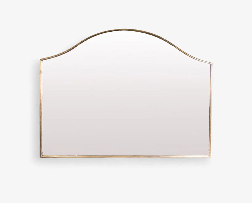 Erich Arched Wall Mirror Gold Frame