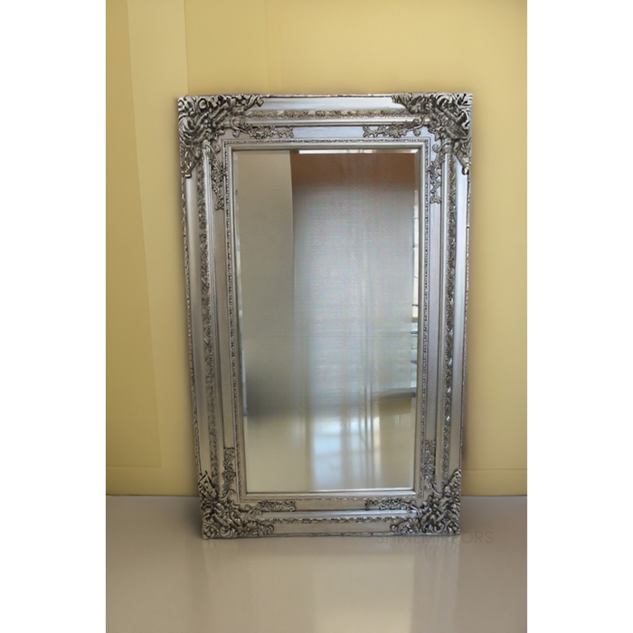 Evaden Silver Ornate Wall Mirror