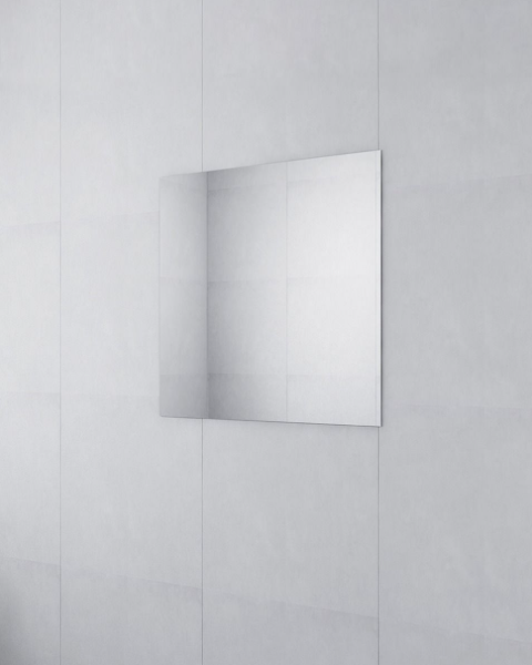 Alvin Frameless Square Wall Mirror