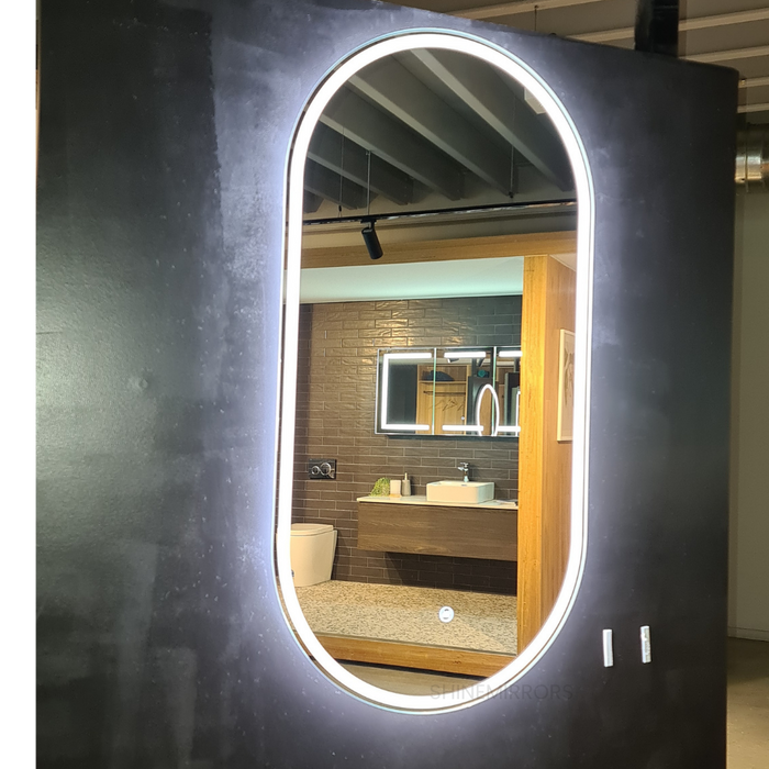 Gatsby Oval Frameless Frontlit LED Bathroom Mirror