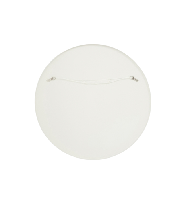 Gloria Round White Mirror