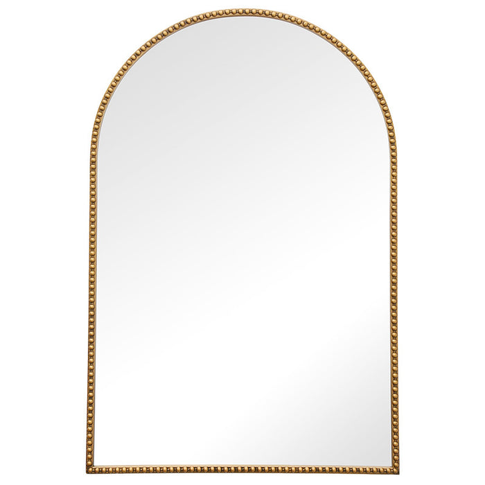 Jamaica Gold Arched Iron Wall Mirror