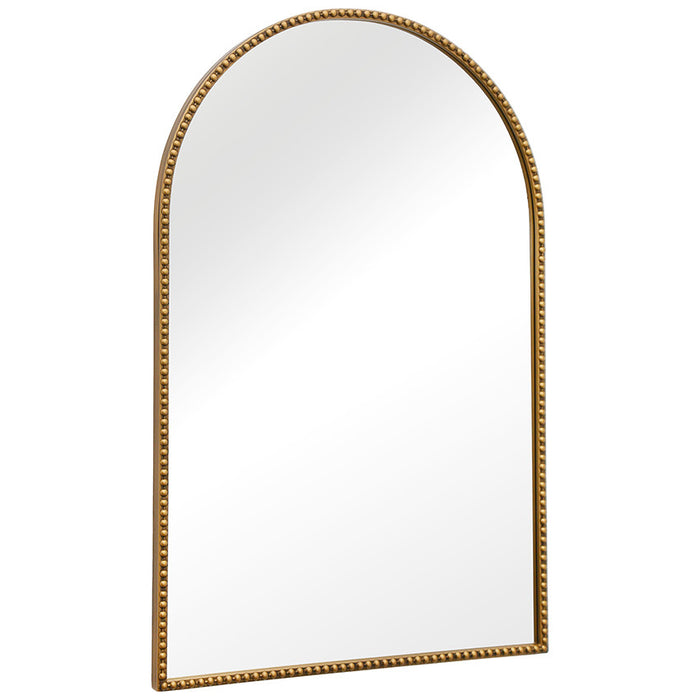 Jamaica Gold Arched Iron Wall Mirror