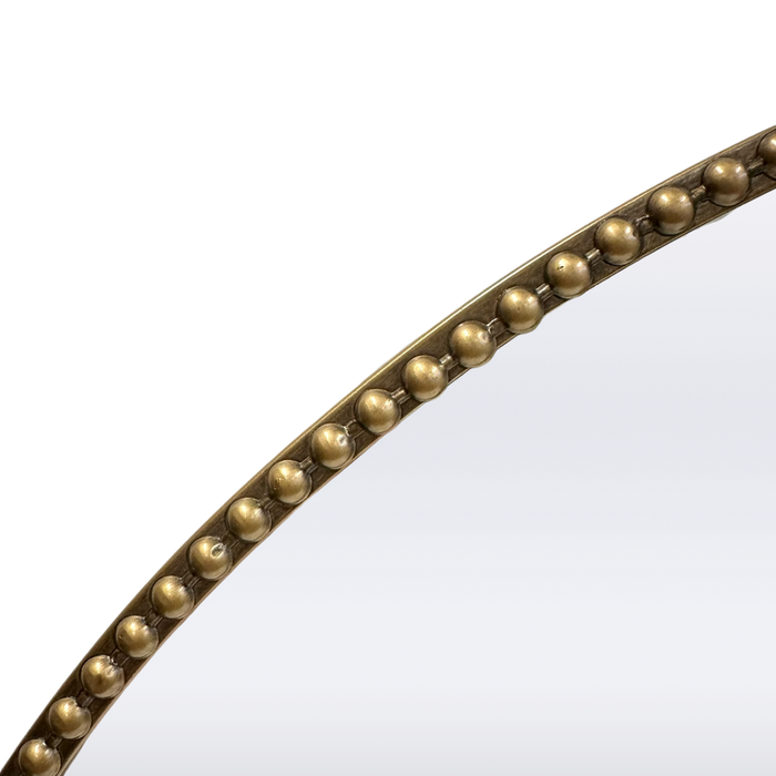 Jamaica Gold Arched Iron Wall Mirror