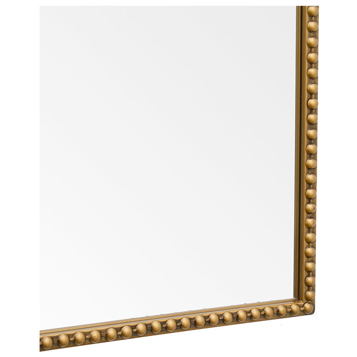 Jamaica Gold Arched Iron Wall Mirror