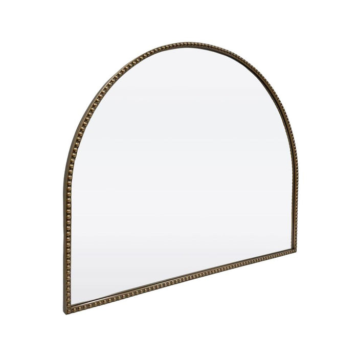 Jamaica Gold Arched Iron Wall Mirror