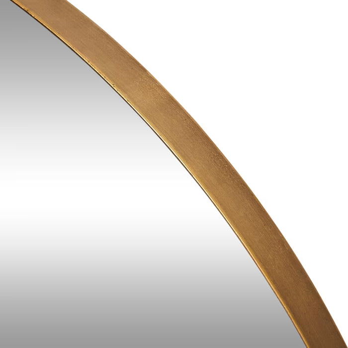 Myrna Round Gold Wall Mirror