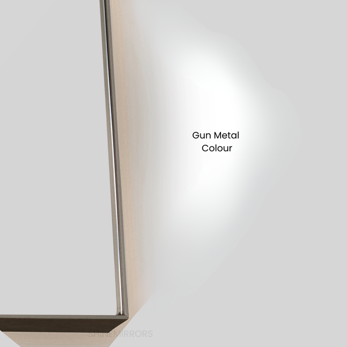 Anthony Rectangle Framed Frontlit and Backlit LED Mirror - Frame Colour Options