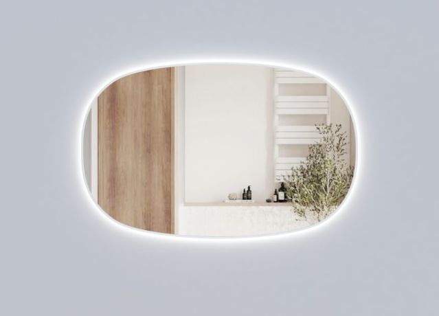 Valerie Horizontal Backlit LED Bathroom Mirror- Framed Options
