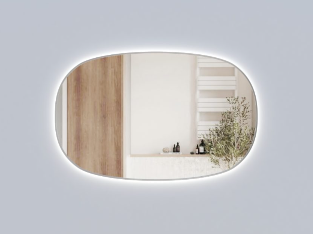 Valerie Horizontal Backlit LED Bathroom Mirror- Framed Options