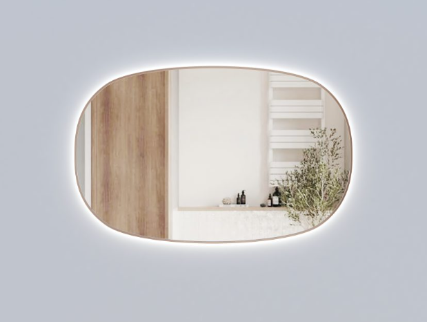 Valerie Horizontal Backlit LED Bathroom Mirror- Framed Options
