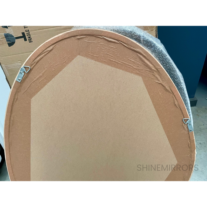 Hadiza Oak Wall Mirror