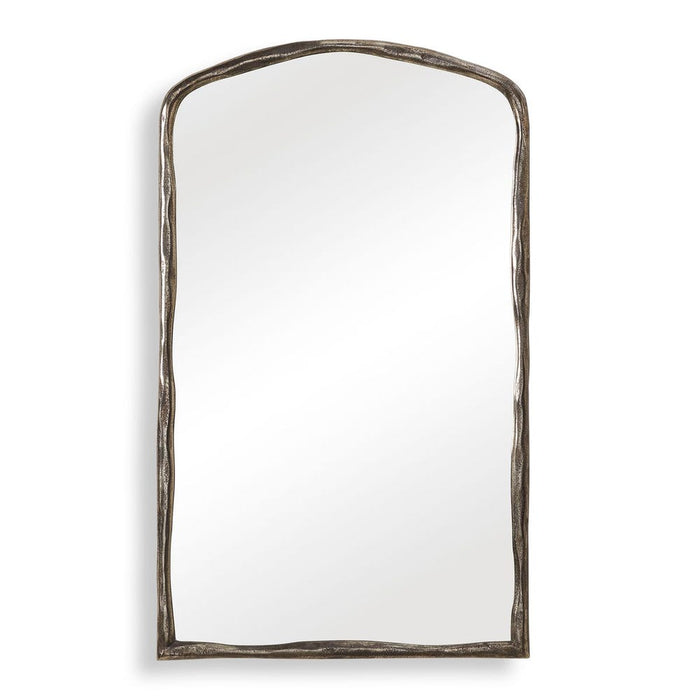 Uttermost Hammered Antique Nickel Arch Wall Mirror